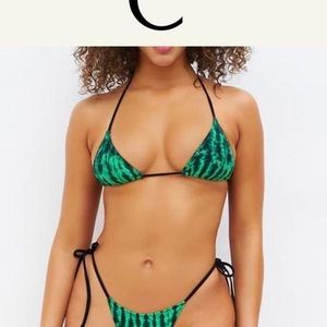 Tropic of C Praia top in mystic green size medium